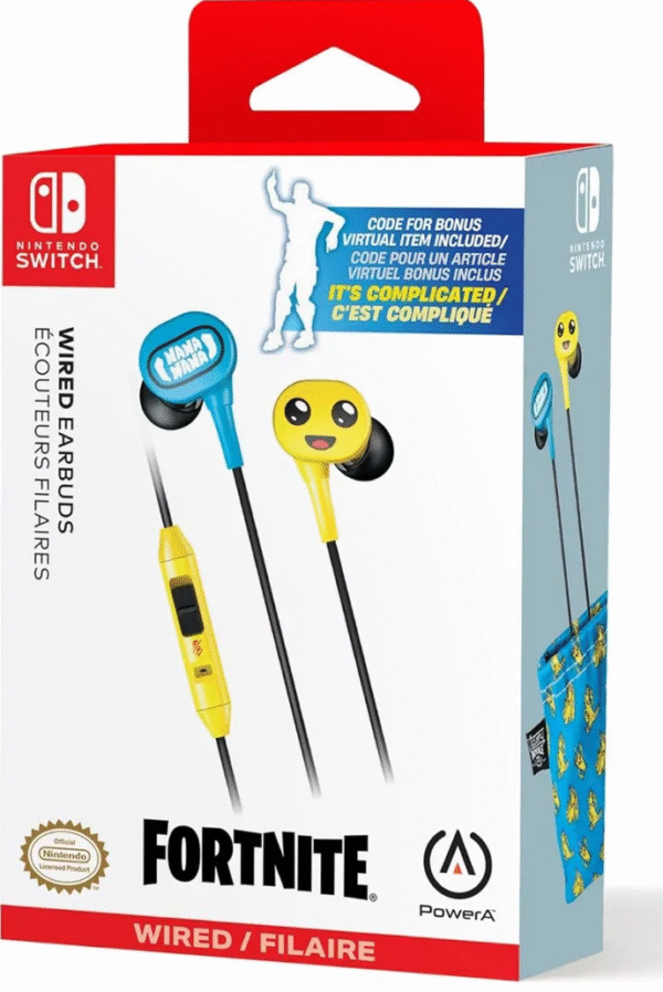 PowerA Nintendo Switch FORTNITE Peely Wired Earbuds