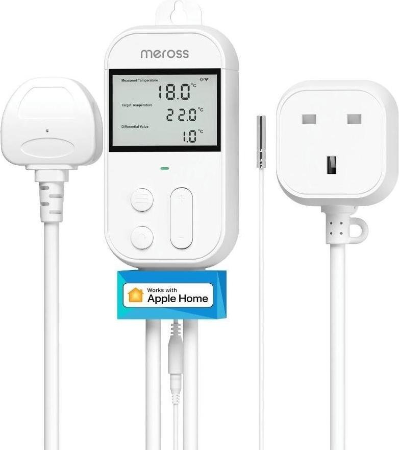 Meross SMART HOME WI-FI THERMOSTAT/HEAT.&COOLING MTS200BHK, Thermostat